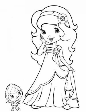 Раскраска принцесса для детей 7 лет #37 #459871