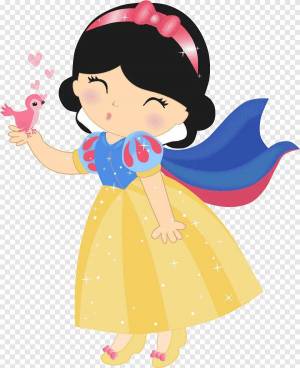 Раскраска принцесса для малышей #9 #459882