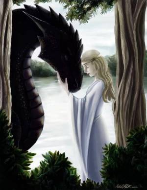 Раскраска принцесса и дракон #4 #459908