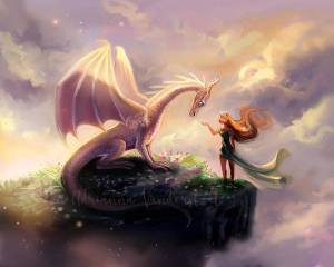 Раскраска принцесса и дракон #20 #459924