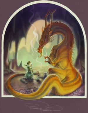 Раскраска принцесса и дракон #21 #459925