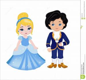 Раскраска принцесса и принц для детей #2 #459981