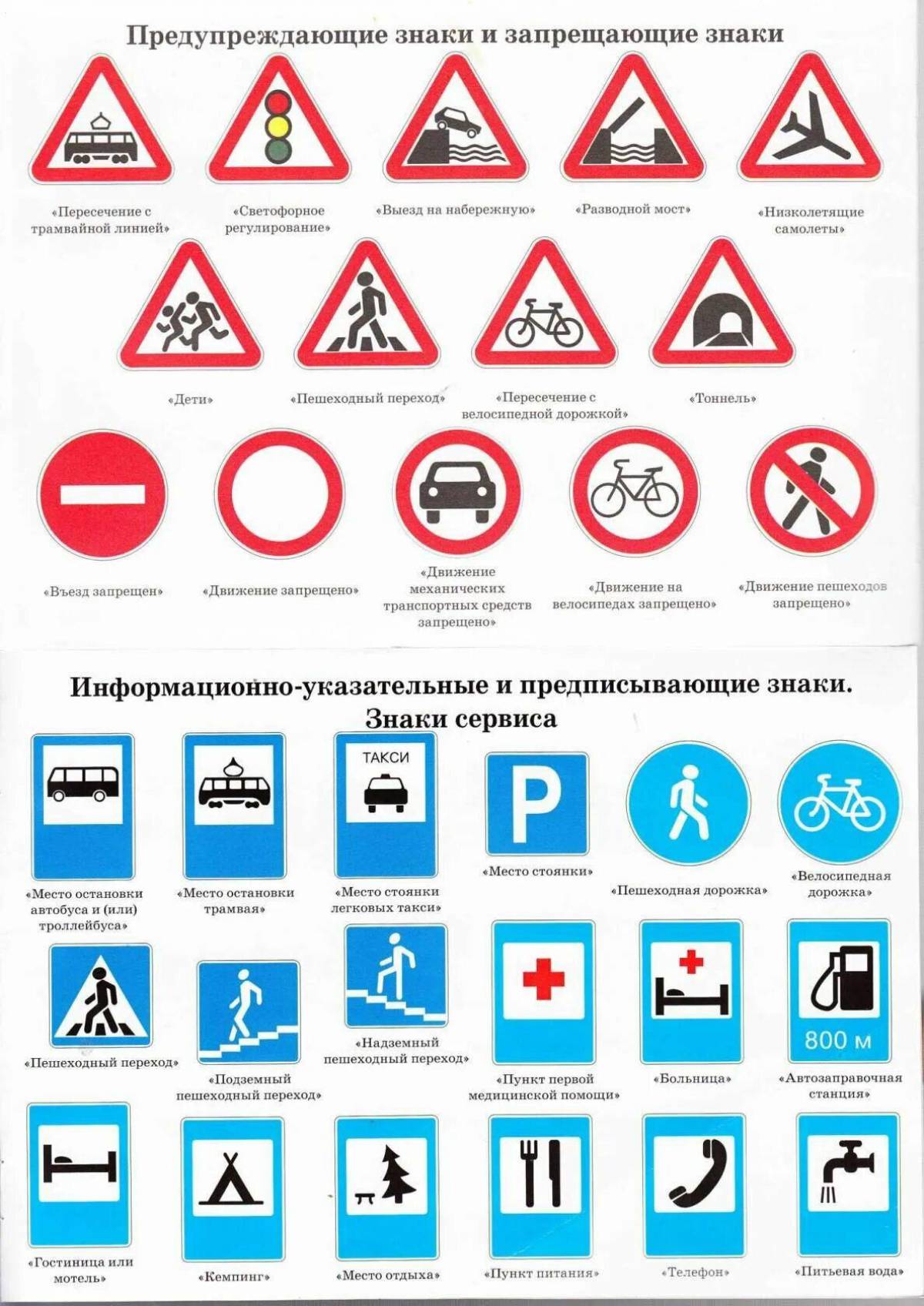 Предупреждающие дорожные знаки для детей #10