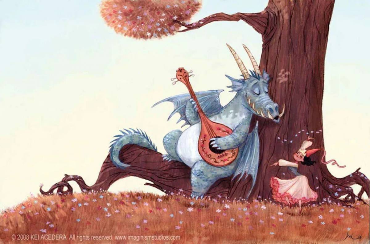 Принцесса и дракон песня. Kei Acedera драконы. Художник Kei Acedera. Принцесса и дракон. Современные иллюстрации.