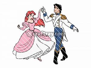 Раскраска принцесса и принц для детей #23 #460002