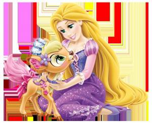 Раскраска принцесса рапунцель для детей #1 #460090