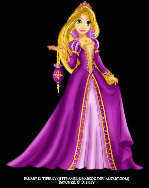 Раскраска принцесса рапунцель для детей #14 #460103
