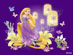 Раскраска принцесса рапунцель для детей #27 #460116