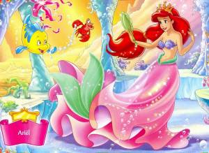 Раскраска принцесса русалка #13 #460138