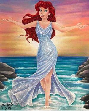 Раскраска принцесса русалка #33 #460158