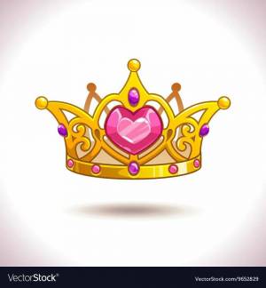 Раскраска принцесса с короной #11 #460213