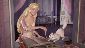 Раскраска принцесса с котиком #26 #460265