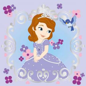 Раскраска принцесса софия для девочек #9 #460364