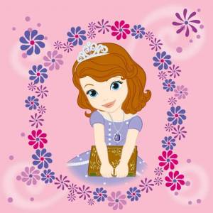 Раскраска принцесса софия для девочек #27 #460382