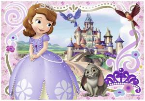 Раскраска принцесса софия для детей #13 #460404