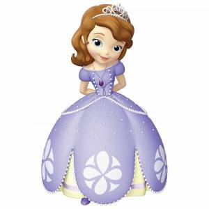 Раскраска принцесса софия для детей #14 #460405