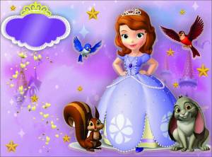 Раскраска принцесса софия для детей #25 #460416