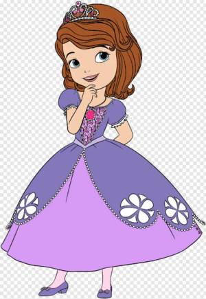 Раскраска принцесса софия для детей #26 #460417