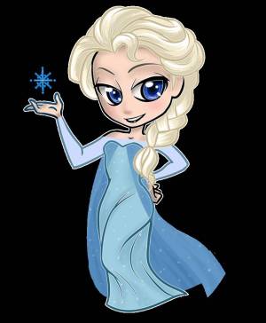Раскраска принцесса эльза для детей #24 #460449