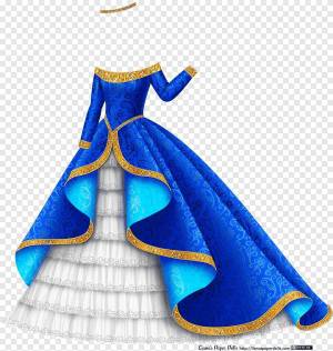 Раскраска принцессы платье #7 #460660