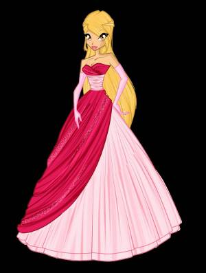 Раскраска принцессы платье #27 #460680