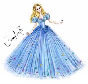 Раскраска принцессы платье #28 #460681