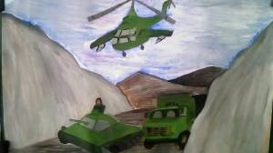 Раскраска про афганистанскую войну для детей #1 #461464