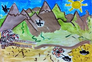 Раскраска про афганистанскую войну для детей #15 #461478