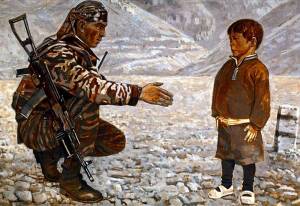 Раскраска про афганистанскую войну для детей #27 #461490