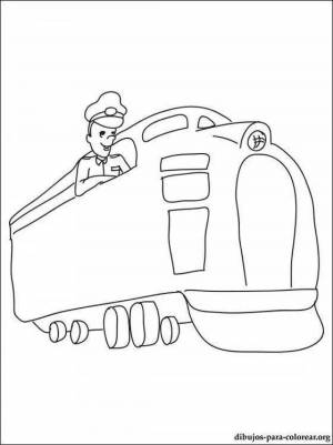 Раскраска профессии на транспорте для детей 5 6 лет #16 #462920