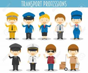 Раскраска профессии на транспорте для детей 5 6 лет #21 #462925