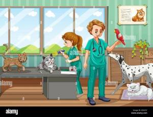 Раскраска профессия ветеринар #3 #463102