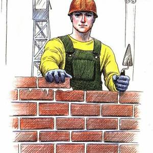 Раскраска профессия строитель для детей #1 #463177
