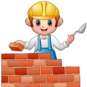 Раскраска профессия строитель для детей #37 #463213