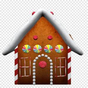 Раскраска пряничный домик для детей #4 #463392