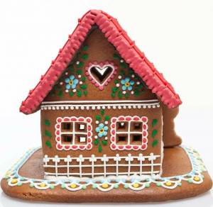 Раскраска пряничный домик для детей #5 #463393