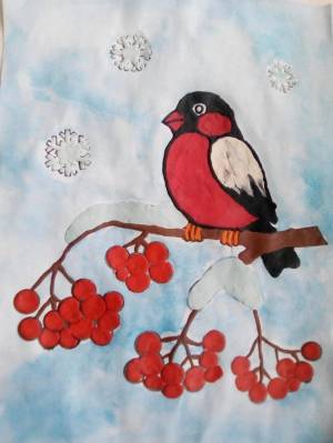 Раскраска птицы зимой для детей 3 4 лет #22 #463985