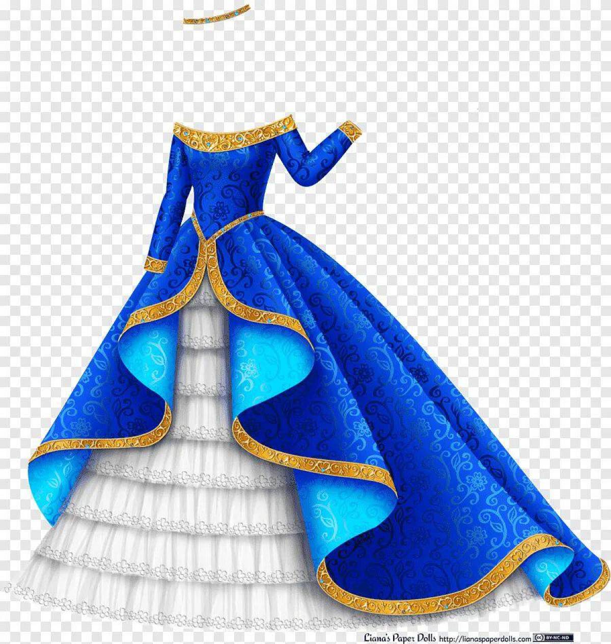 Принцессы платье #7