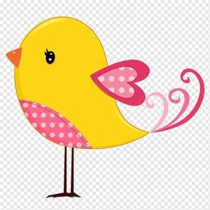 Раскраска птичка для малышей #27 #464365