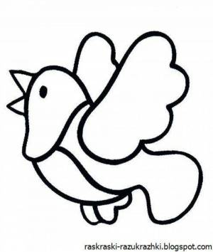 Раскраска птички для детей 4 5 лет #5 #464465