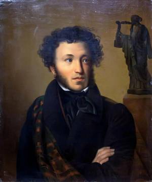 Раскраска пушкин портрет #4 #465871