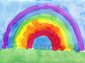 Раскраска радуга для детей 4 5 лет #2 #466642