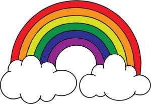 Раскраска радуга для детей 4 5 лет #5 #466645