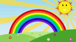 Раскраска радуга для детей 4 5 лет #6 #466646