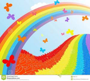Раскраска радуга для детей 4 5 лет #7 #466647
