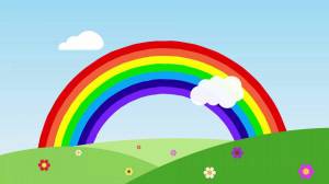 Раскраска радуга для детей 4 5 лет #18 #466658