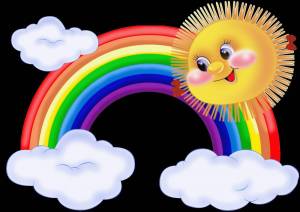 Раскраска радуга для детей 4 5 лет #21 #466661