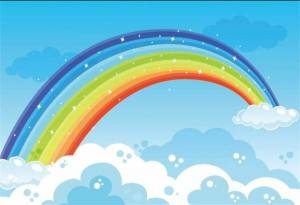 Раскраска радуга для детей 4 5 лет #24 #466664