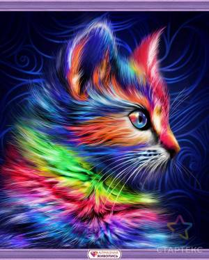 Раскраска радужный котик #13 #467332