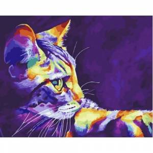 Раскраска радужный котик #25 #467344